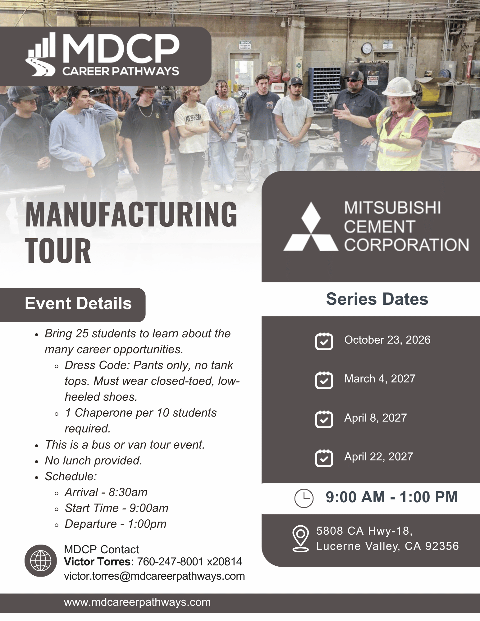 Manufacturing tour: Mitsubishi Cement 