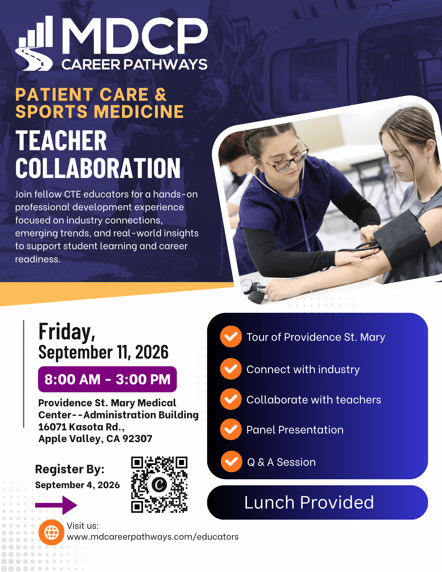 Patient Care &amp; Sports Medicine Teacher Collaboration