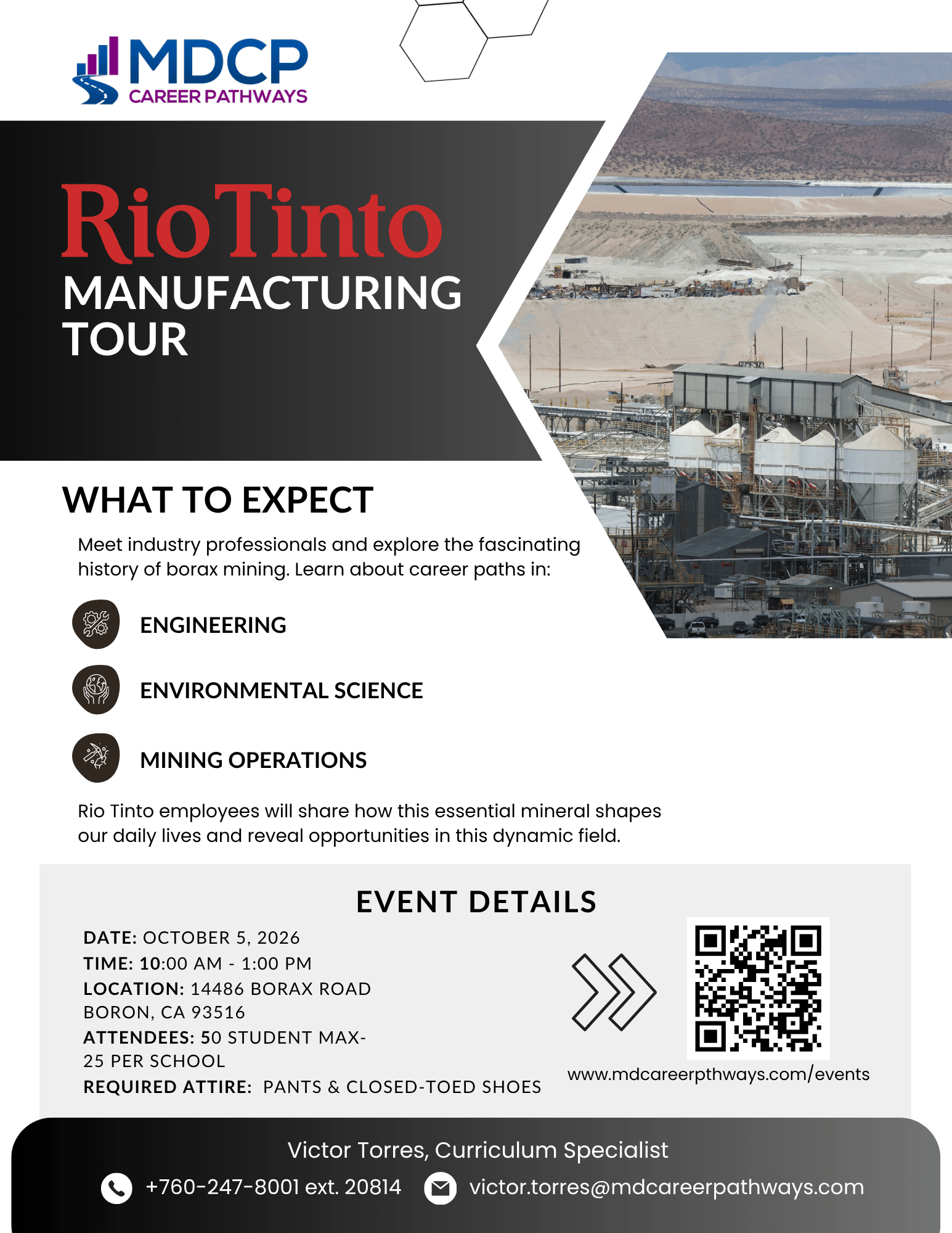 Rio Tinto Mineral Resources Tour