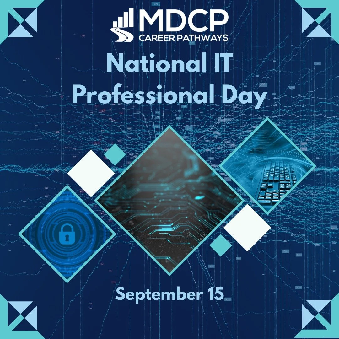 Happy National IT Professionals Day!

Today, we recognize the IT professionals who keep our technology running, our information secure, and our organizations connected.

Through Career Technical Education, students can begin building the skills neede