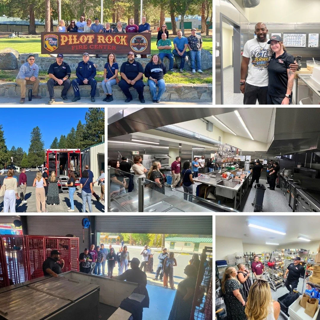 Culinary CTE educators came together for a day of collaboration, industry connection, and professional learning at the CalFire Pilot Rock Commercial Kitchen! 
Educators had the opportunity to tour the commercial kitchen, connect with industry profess