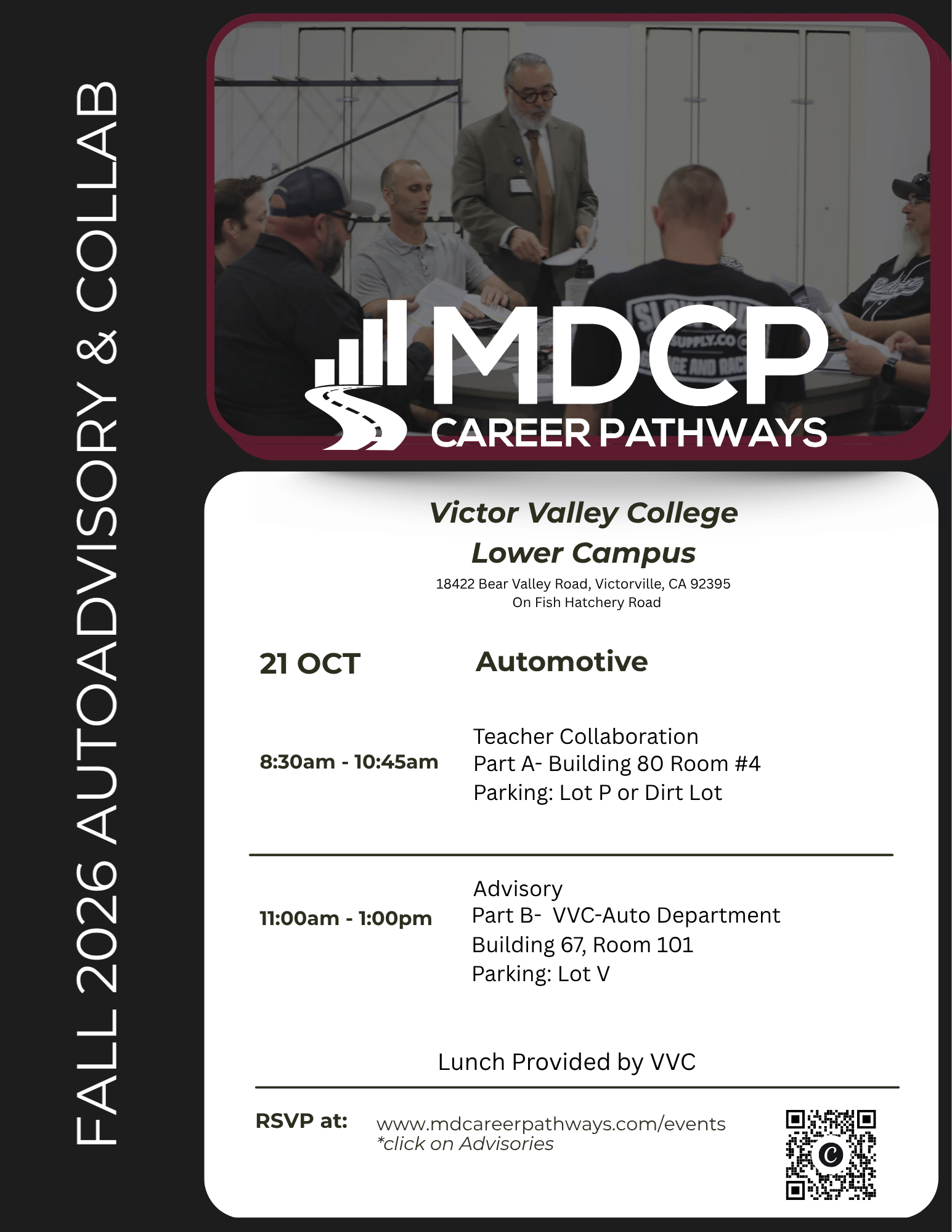 VVC/MDCP Automotive Advisory &amp; Teacher Collaboration