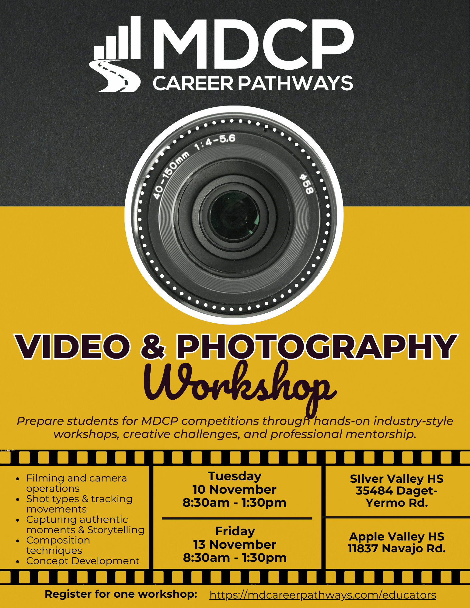 Video and Photography Workshop
