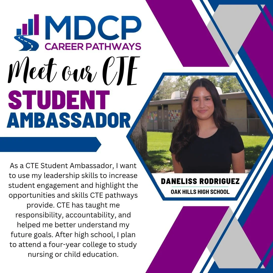 Meet the CTE Ambassadors from Oak Hills High School! They are proud leaders that wish to share the skills and guidance they&rsquo;ve been acquiring throughout her CTE journey with their peers.