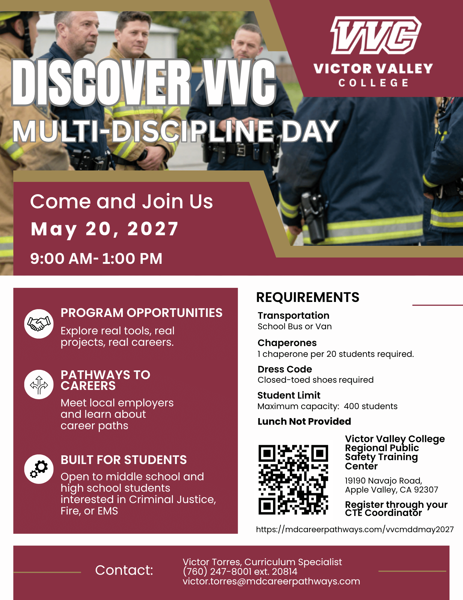 VVC Multi-Discipline Day