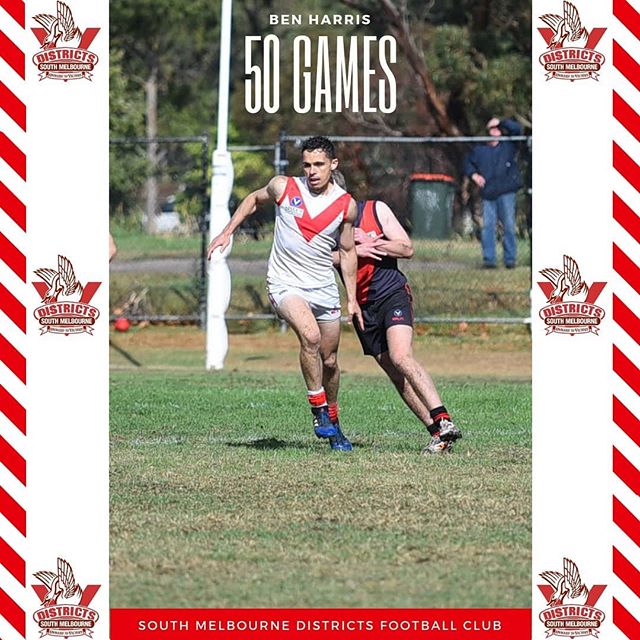 Congratulations to Benny &ldquo;Harro&rdquo; Harris for reaching 50 games with the South Melbourne Districts

In 2016, Harro returned to Melbourne after 4 years living in the remote mining town of Roxby Downs. He learnt his craft in the notoriously t