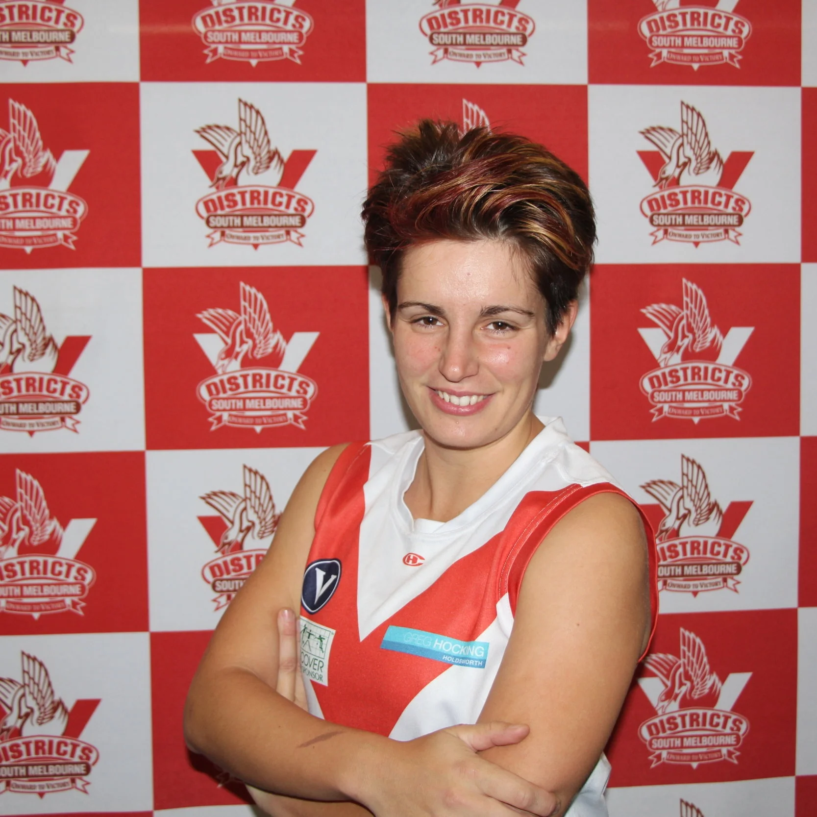 Paula A This season we welcome our Spanish Senorita Paula to the team. She comes to us from sunny Cairns where she began her footy career. Whilst curiosity may have killed the cat it luckily drove Paula to try out footy and fall in love before returning to Melbourne and the Bloods! She has been part of the successful senior’s team of 2019 wearing the #80 jumper.