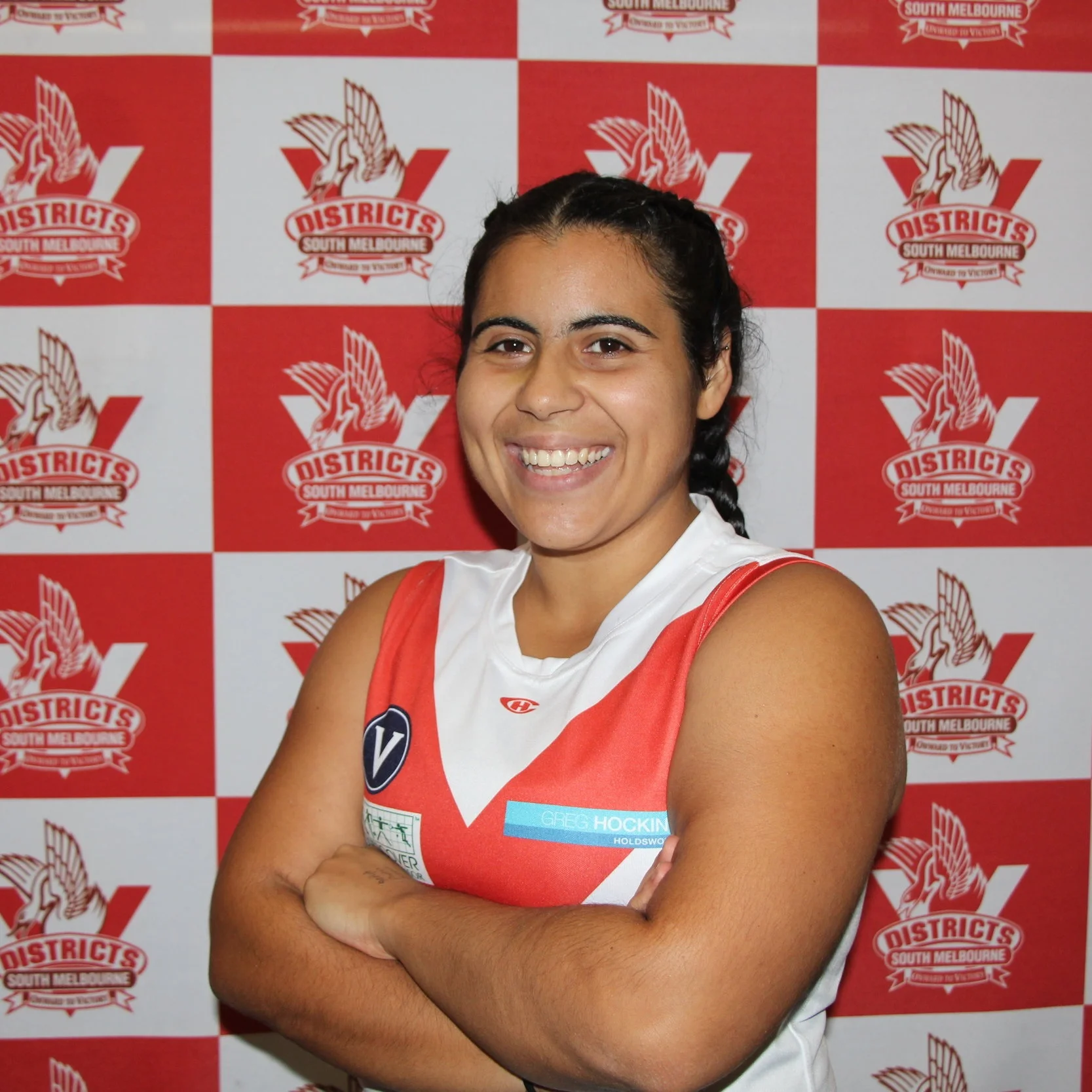 Illy Illy has brought a fresh lease of life to the #59 jumper. She joins us having never played before (you won’t believe this if you watch her play) because her mum was worried she would get hurt- however we can hand the #1 fan shirt to Illy’s mum for sure! Illy joins the Bloods after following in her dad footsteps- he played for the Bloods as a forward in 1976/77 and what an honour to have the next generation with us too. Before joining the Bloods you’d find Illy on the Basketball court- where she scored 38 points alone in one game, here’s hoping she replicates this on the footy oval!