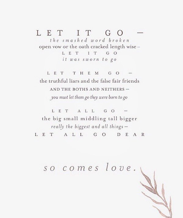 If ever there was a poem that summed up my feelings about this past week, it is most assuredly this one by e. e. cummings. It has always been one of my favourites, but even moreso now. There are times in our lives that we must pull the weeds from our