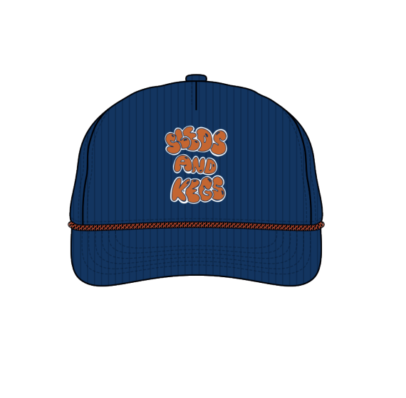 Sleds And Kegs Corduroy 5 Panel Hat