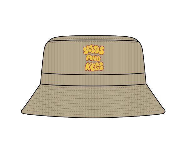 Sleds and Kegs Corduroy Bucket Hat