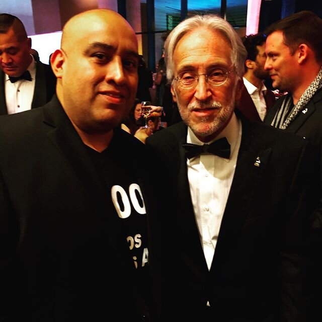 Favorite old guy of the night. Neil Portnow, president of the grammies.