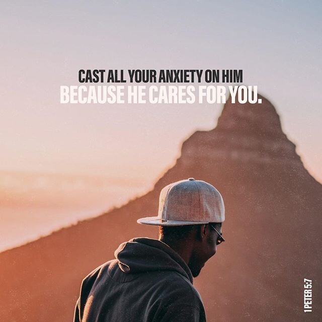 God cares for you! What a comfort to know He is always with us. We love you Lord! #hecaresforyou #1Peter5:7
