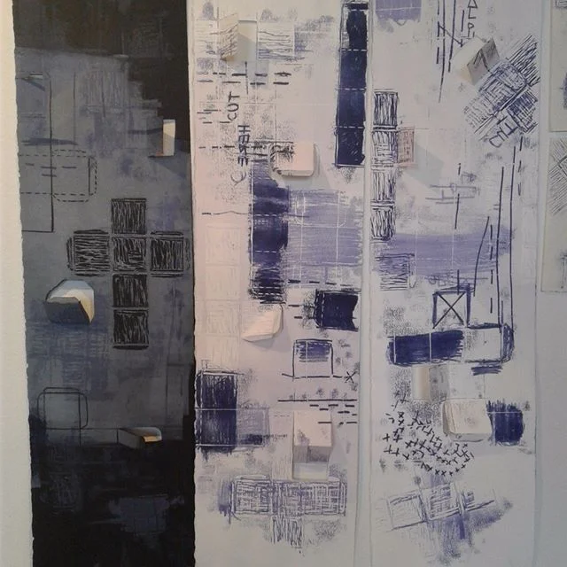 Printmaking Final- Boxed
#printmaking #woodcut #monoprint #scad