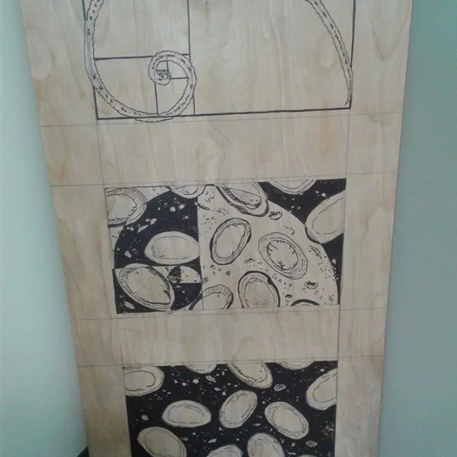 Just need to carve
#reliefprinting #woodcut #printmaking #scad