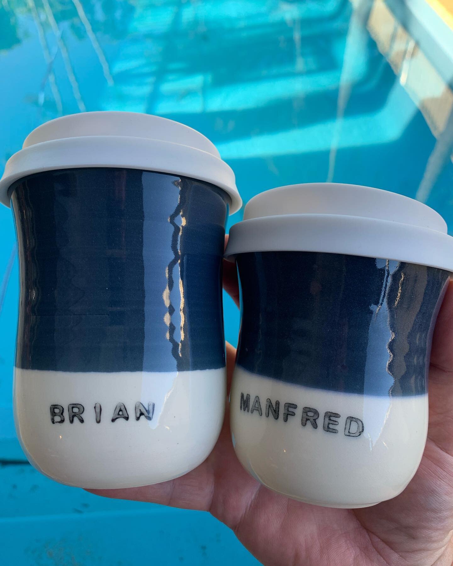 Personalised cups are great gifts! #theceramicmill #keepcup #travelcup #handmade #greenteam #sustainable #customtravelcup #travelmug #waronwaste #coffeebrisbane #coffesydney #coffeegoldcoast #cup #environment #ceramickeepcup #stockist #byocup #reusab