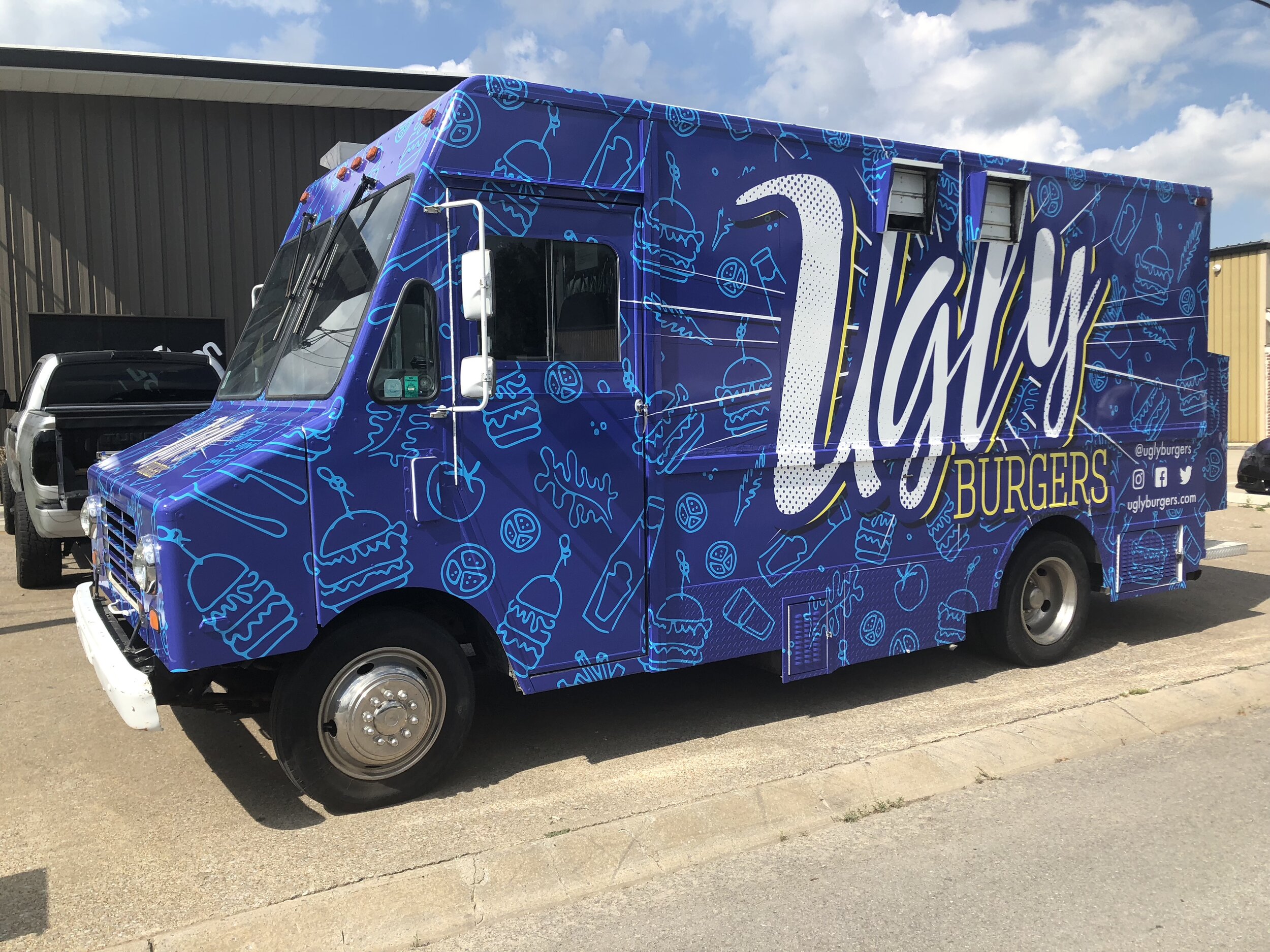 Label Graphics Co Franklin TN Vehicle Wraps Wrap Design Print Install 37064 ugly burgers food truck wrap.JPG