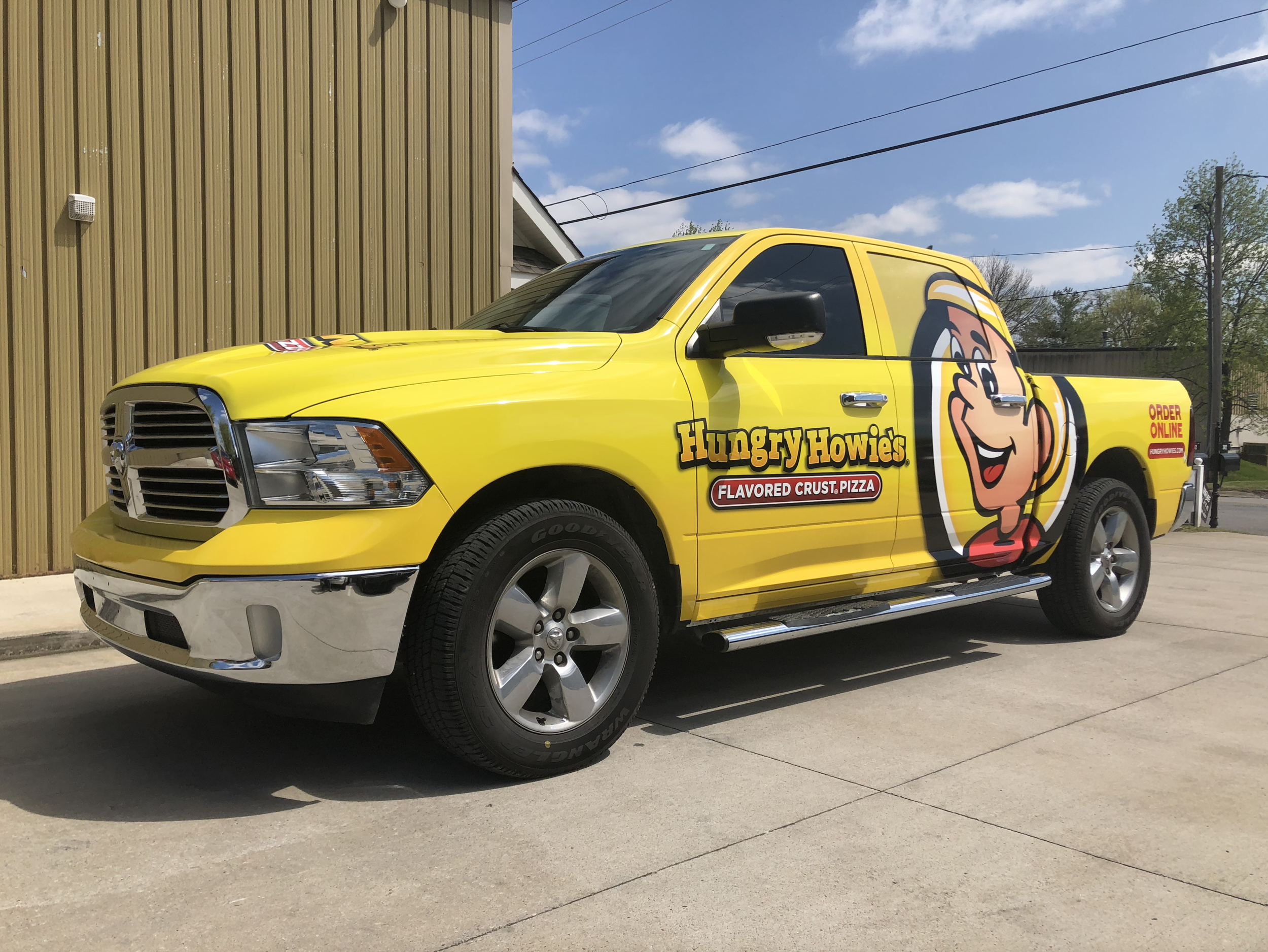 Label Graphics Co Franklin TN Vehicle Wraps Wrap Design Print Install 37064 Hungry Howies Cool Springs Truck Wrap.png