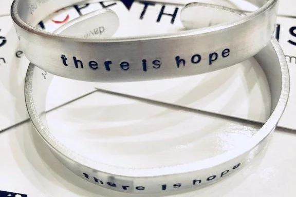 Buy this high quality aluminum bracelet for you & your loved ones to wear all while supporting our mission.