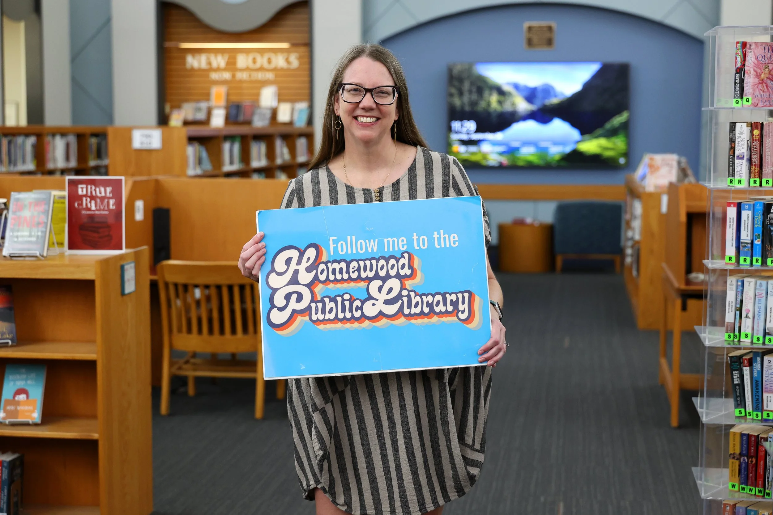 Megan Cheek, Library Board Liason