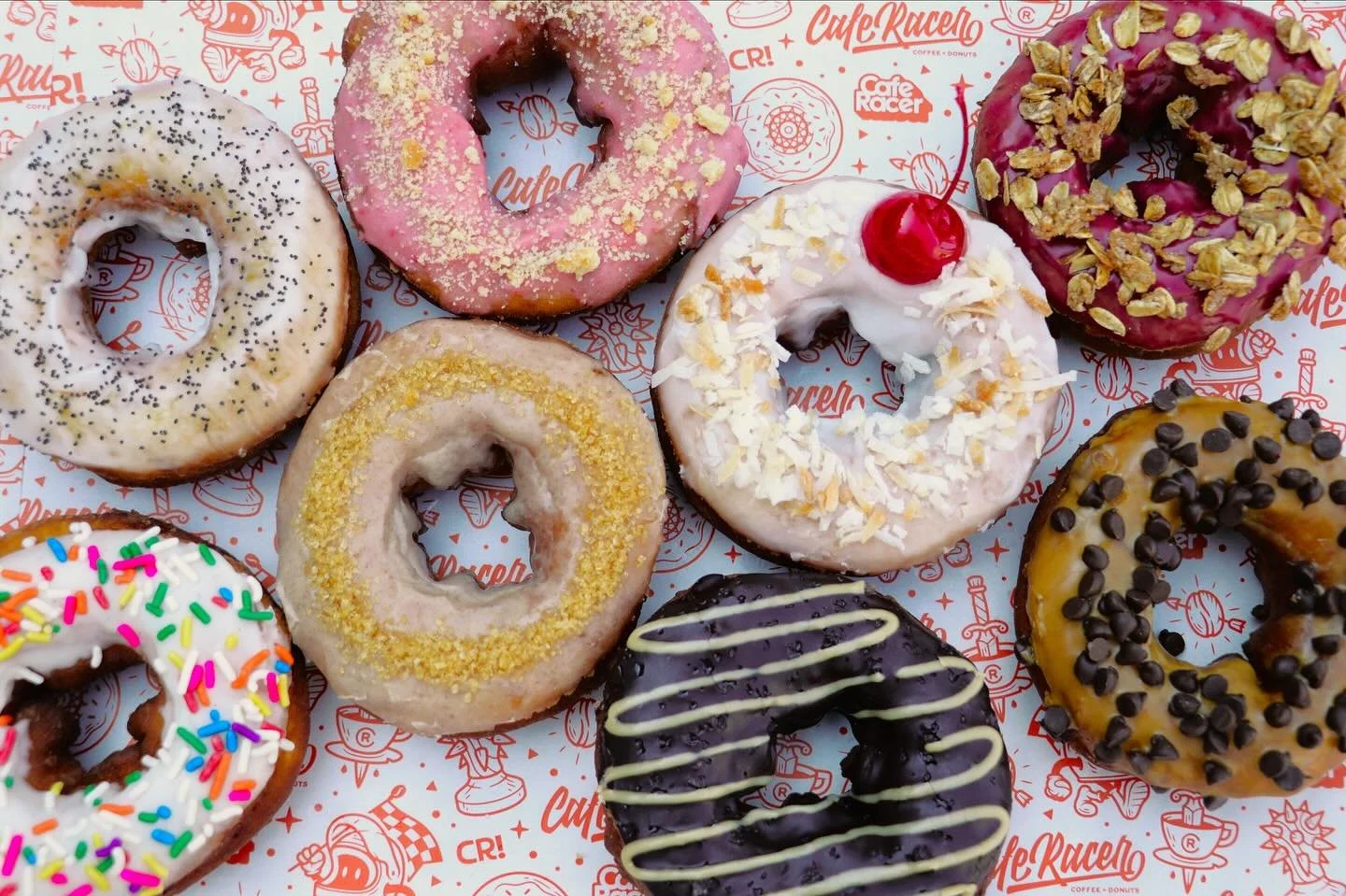🍩 good morning 🍩 + happy Saturday 🌞 we&rsquo;ve got fresh nuts, hot biskies, coffee any way ya like it + more &lsquo;til 2PM. git yerself over here ‼️