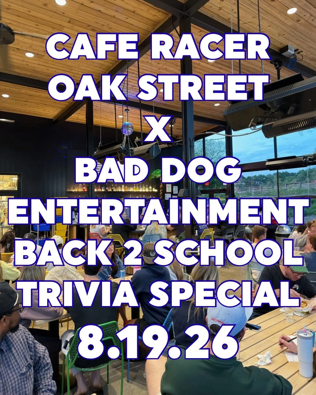 we have a HUGE trivia with @baddogathens lined up this week. How does $300 in real Cafe Racer dollars sound to you? What about $200? Will $100 work for you? First, second AND third place (for the first time ever!) are about to eat real good. it&rsquo