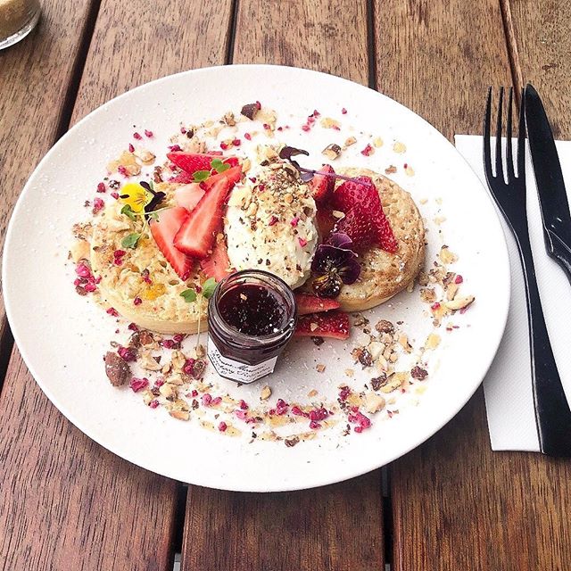 For all those visiting on Mother&rsquo;s Day, we have an extra special treat planned  for you 🌸 The Dr marty crumpets served with orange blossom honey, whipped citrus ricotta, toasted almonds and @bonnemaman_au Jam, available on Sunday ONLY &amp; un