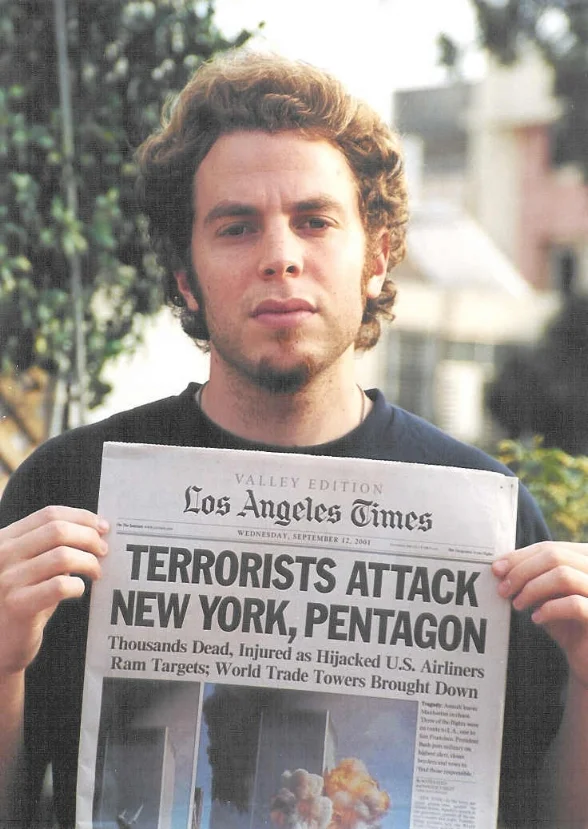 Terrorists Attack New York, Pentagon, Los Angeles Times, 2001, C-Print, Sizes Vary.