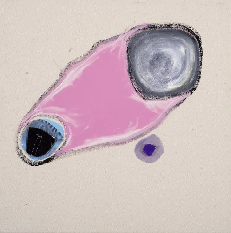 Composition 7725 , 2016, Acrylic, silicon and polyurethane on canvas , 50 X 50 cm
