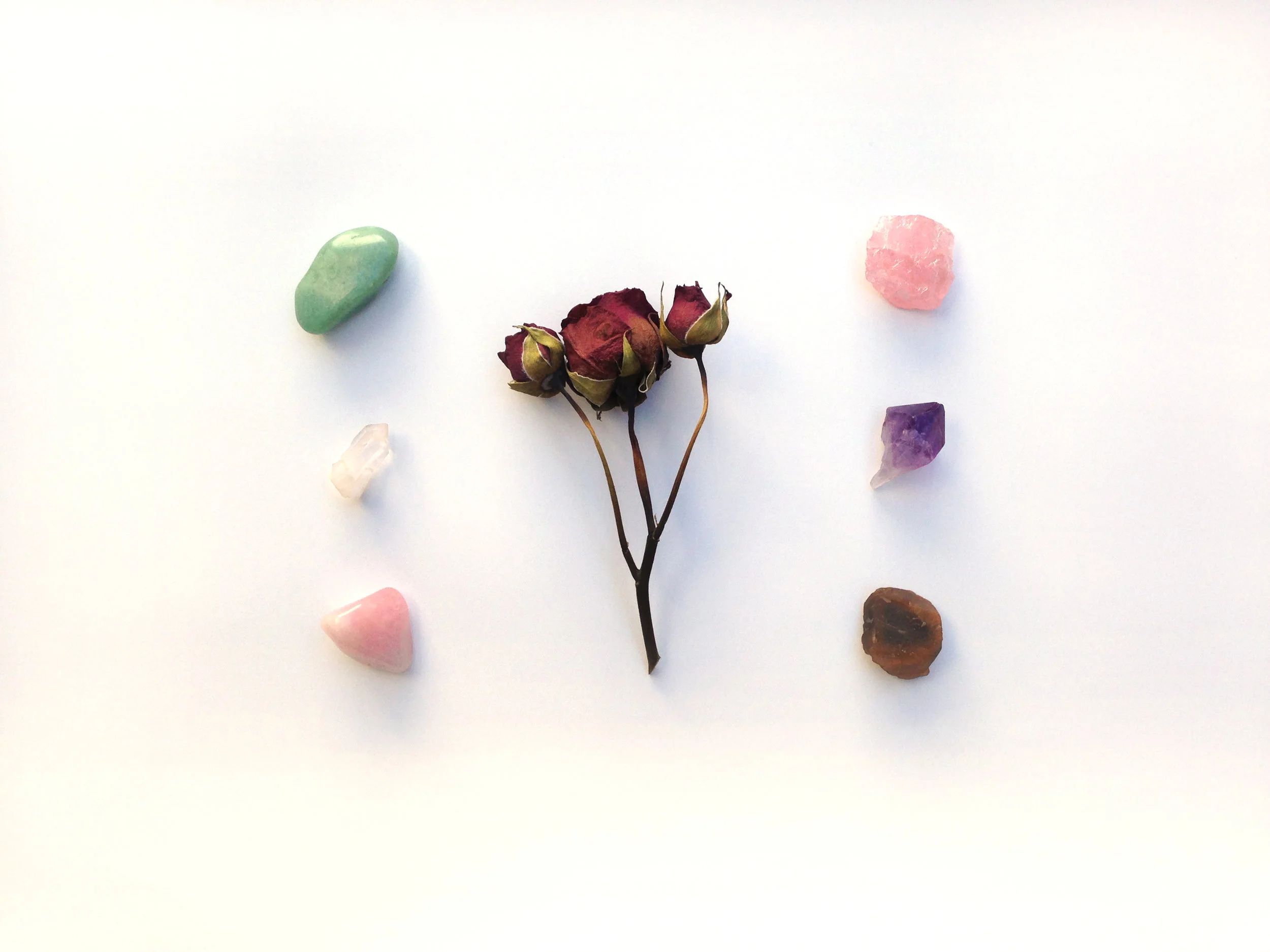 gemstone organic crystals for love