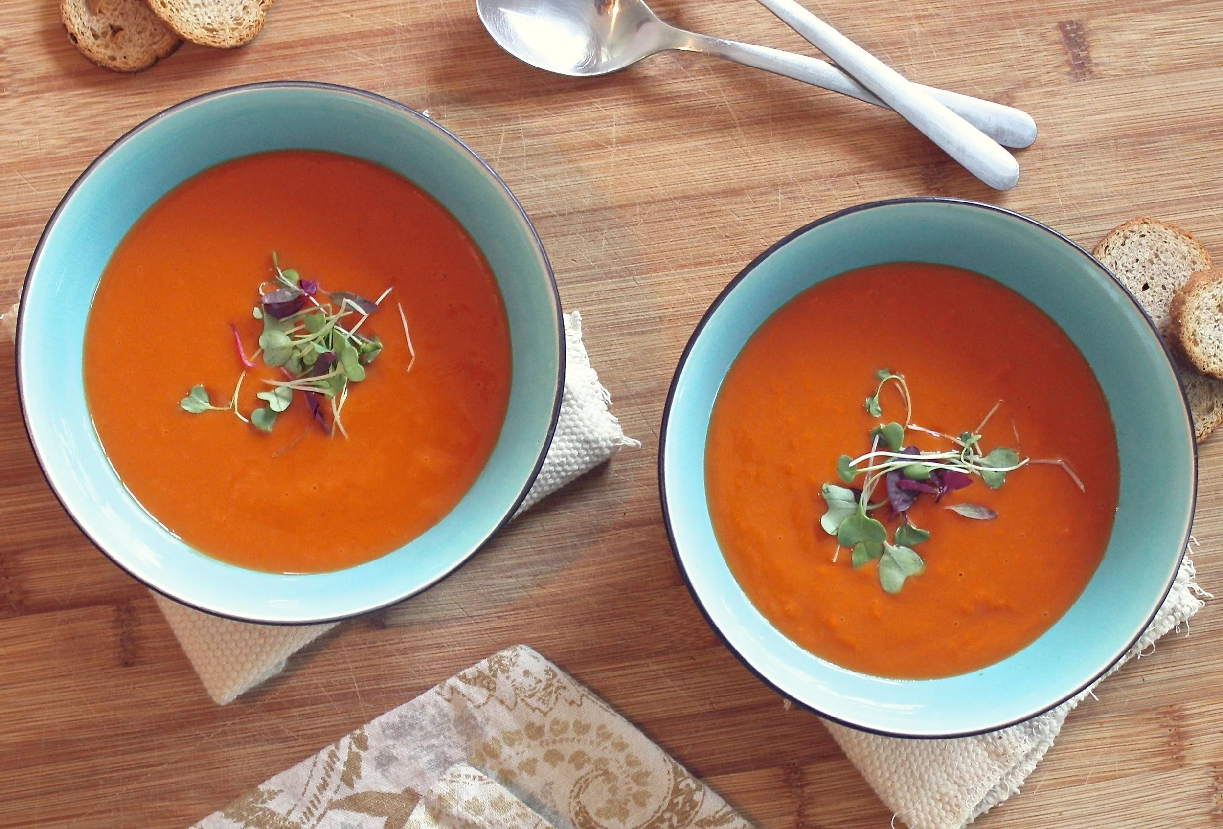 F-Factor Approved Vegan Tomato Gazpacho