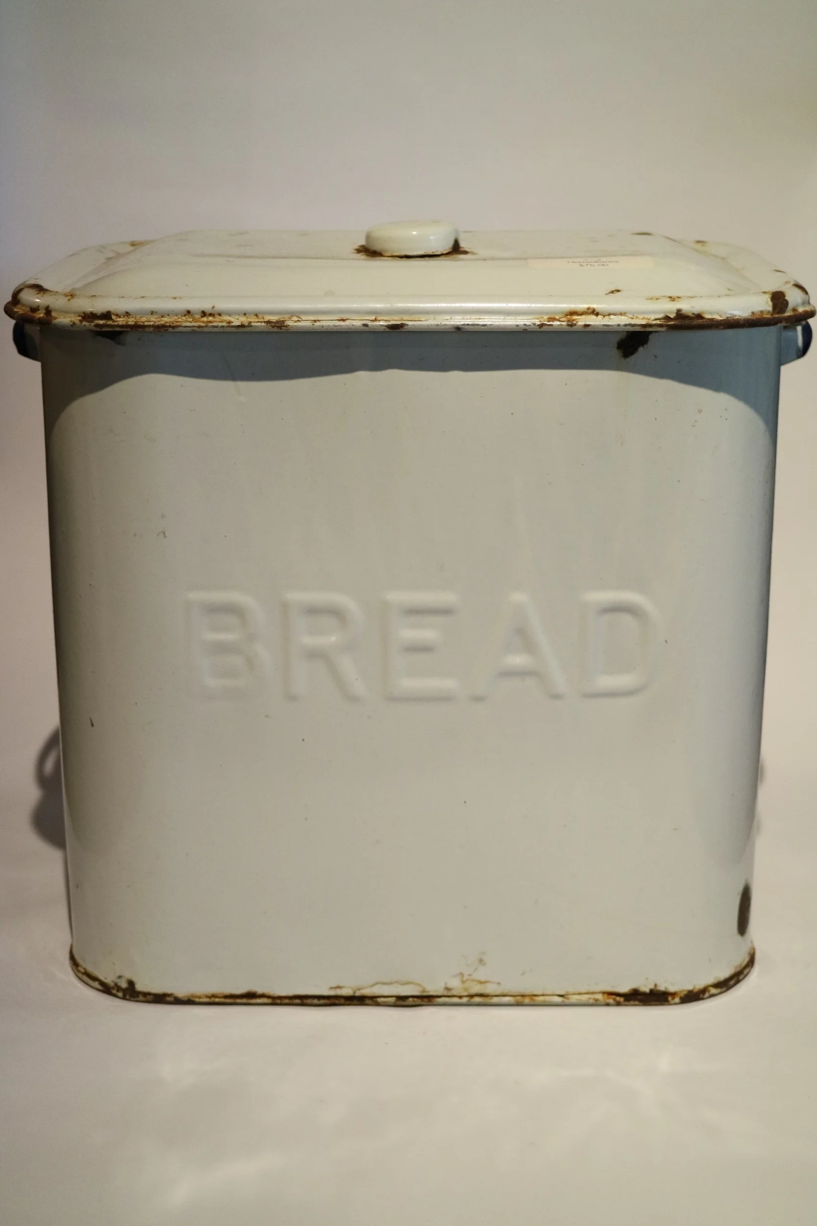 Antique Enamelled Bread Tin
