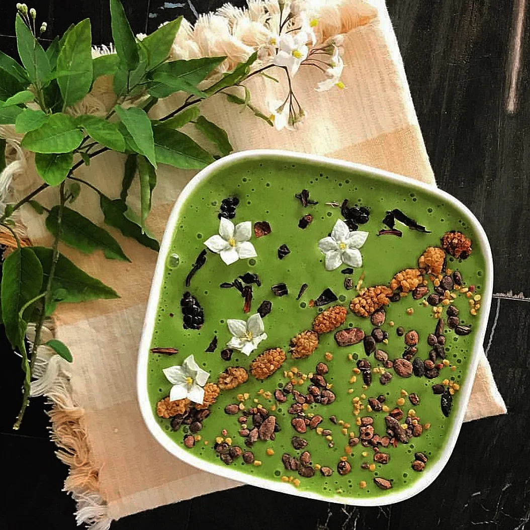 Nutrient Rich Green Smoothie Bowl