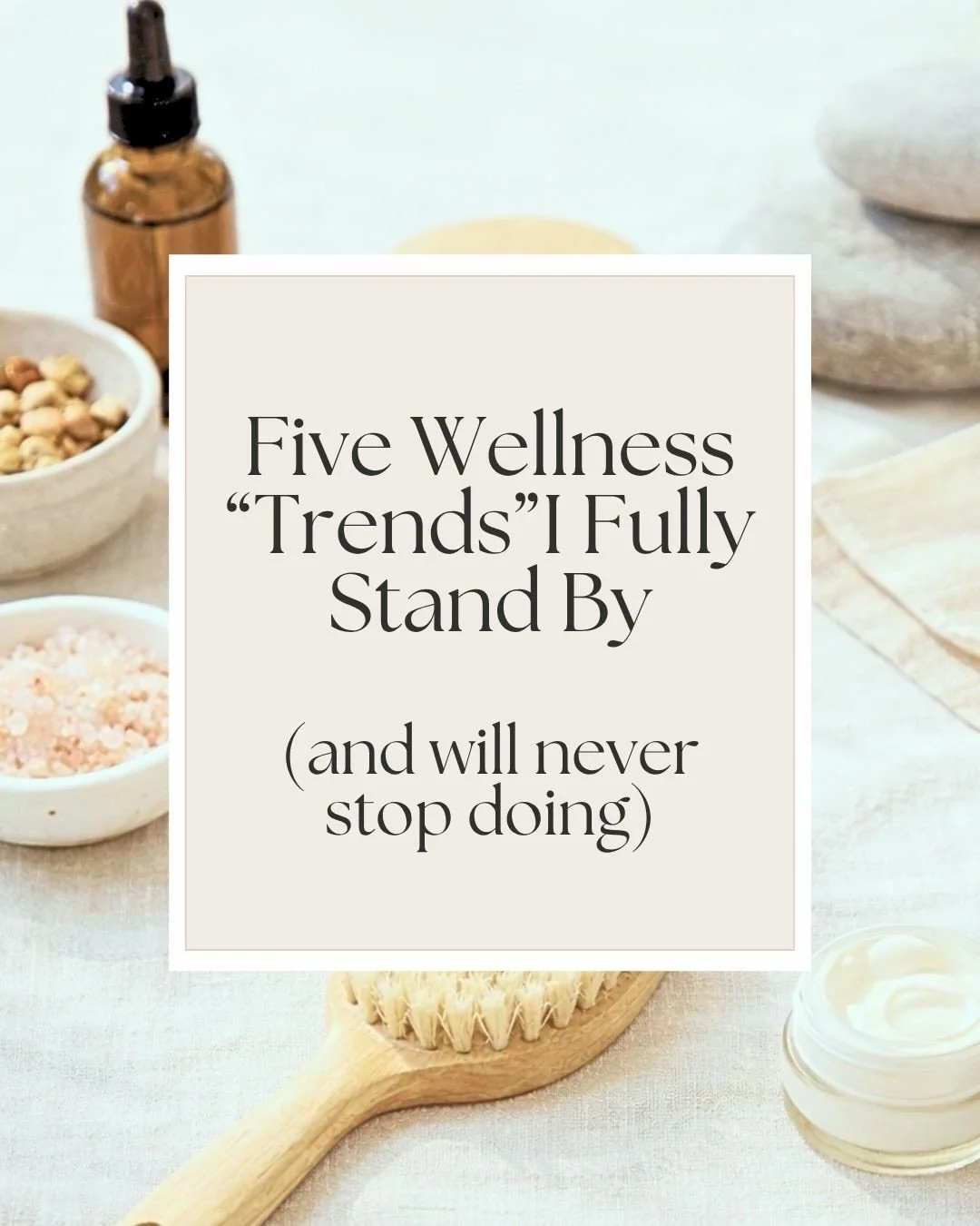 Not everything in wellness needs to be complicated.

In fact, the habits that actually change your body- your energy, your gut health, your hormones- are often the simplest ones&hellip; the ones people overlook because they don&rsquo;t feel &ldquo;ad
