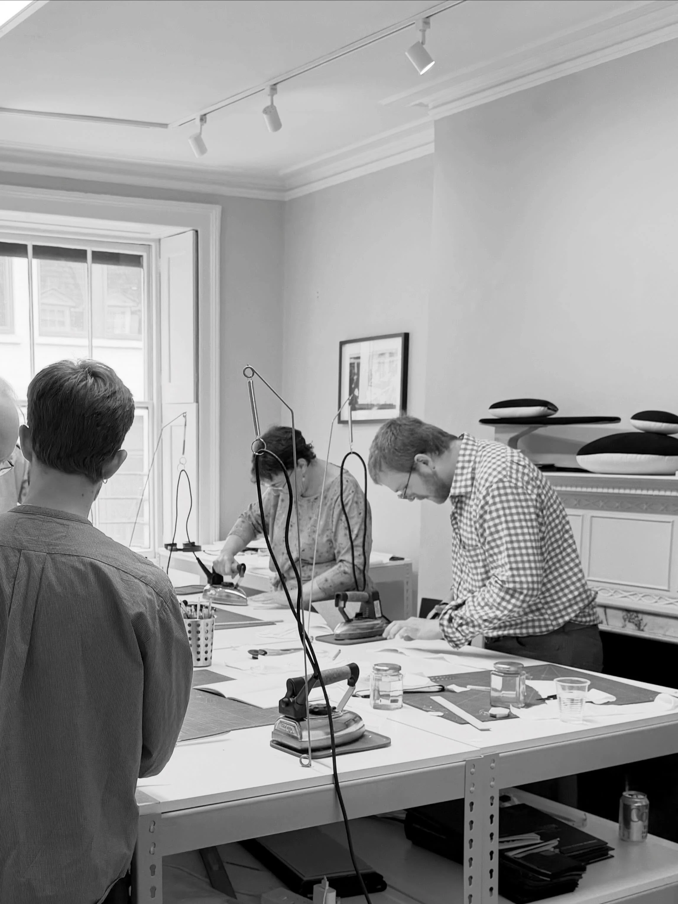 Making clothes that fit properly is both an art form &amp; the ultimate gift from one individual to another. Our shirt making students truly excelled on their Bespoke Shirt Making course under the tutelage of James @humeldn assisted by @harry_blanche