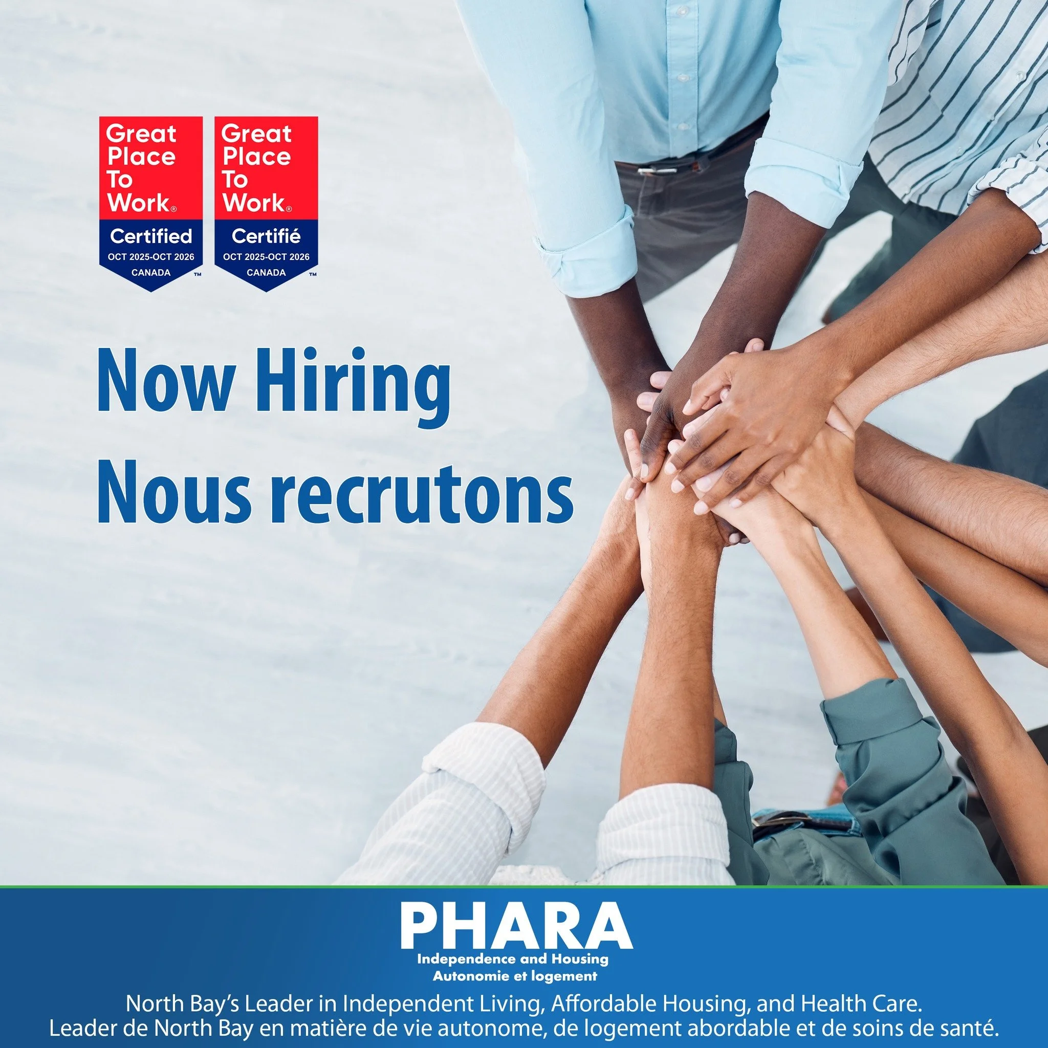 NOW HIRING: Building Superintendent 
Join the award-winning PHARA Community Services team!

We&rsquo;re looking for a customer service-oriented and reliable individual to help keep our North Bay properties clean, well-maintained, and secure. You&rsqu