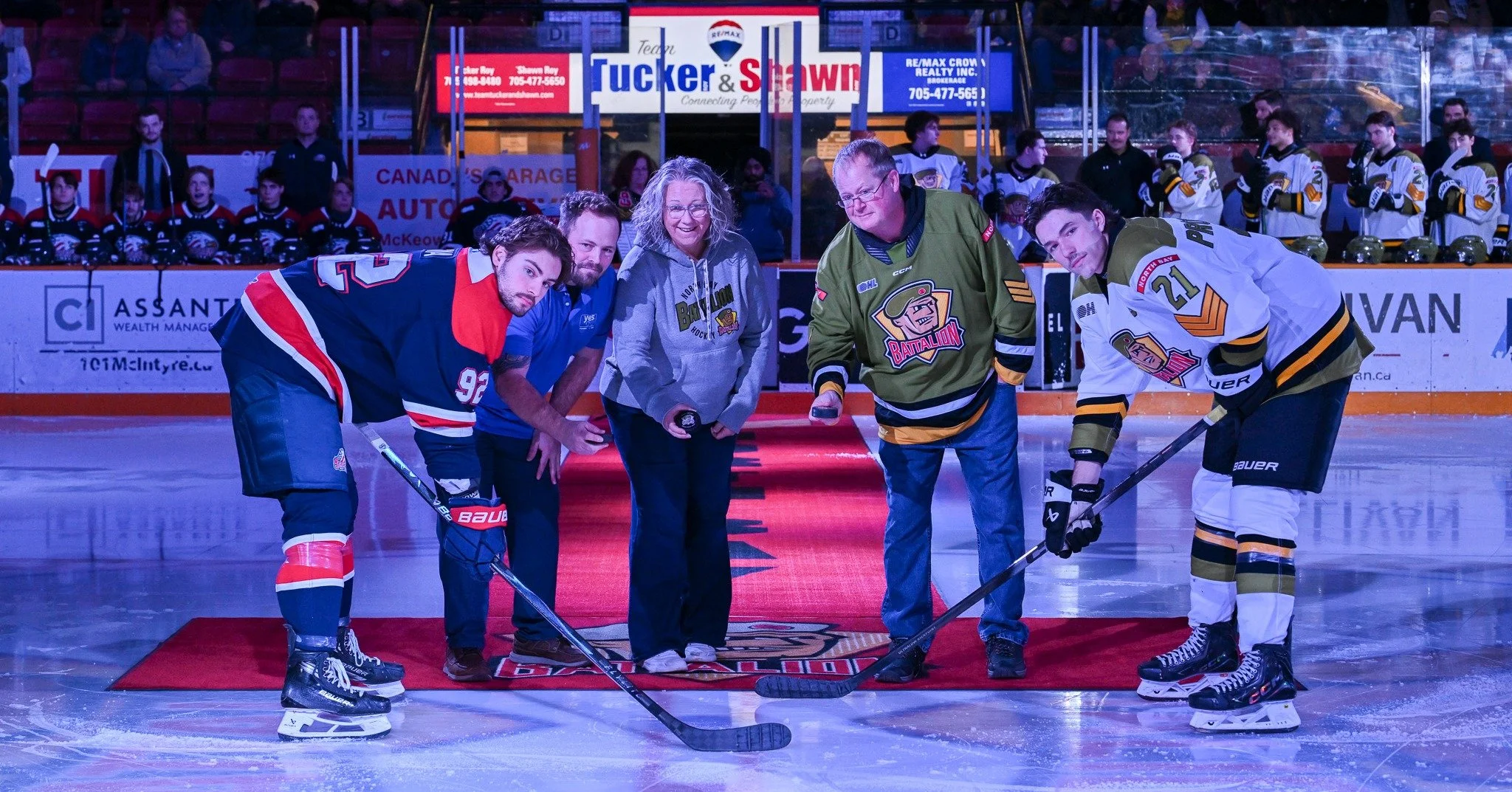 🏒🏒 Our CEO, joined by leadership from the Food Bank and YES Employment Services, had the honour of dropping the pucks at a recent North Bay Battalion game! It was a great moment that helped set the tone for an exciting night.

PHARA hopes to take t