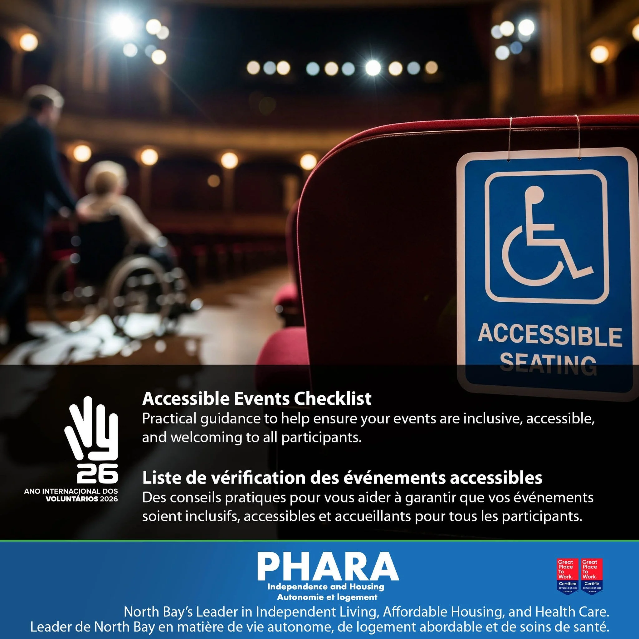 ✅Download the Accessible Events Checklist
This is a practical guidance to help ensure your events are inclusive, accessible, and welcoming to all participants. 

https://knowledge.unv.org/international-volunteer-year/IVYThemes/Toolkitsandmaterials

✅