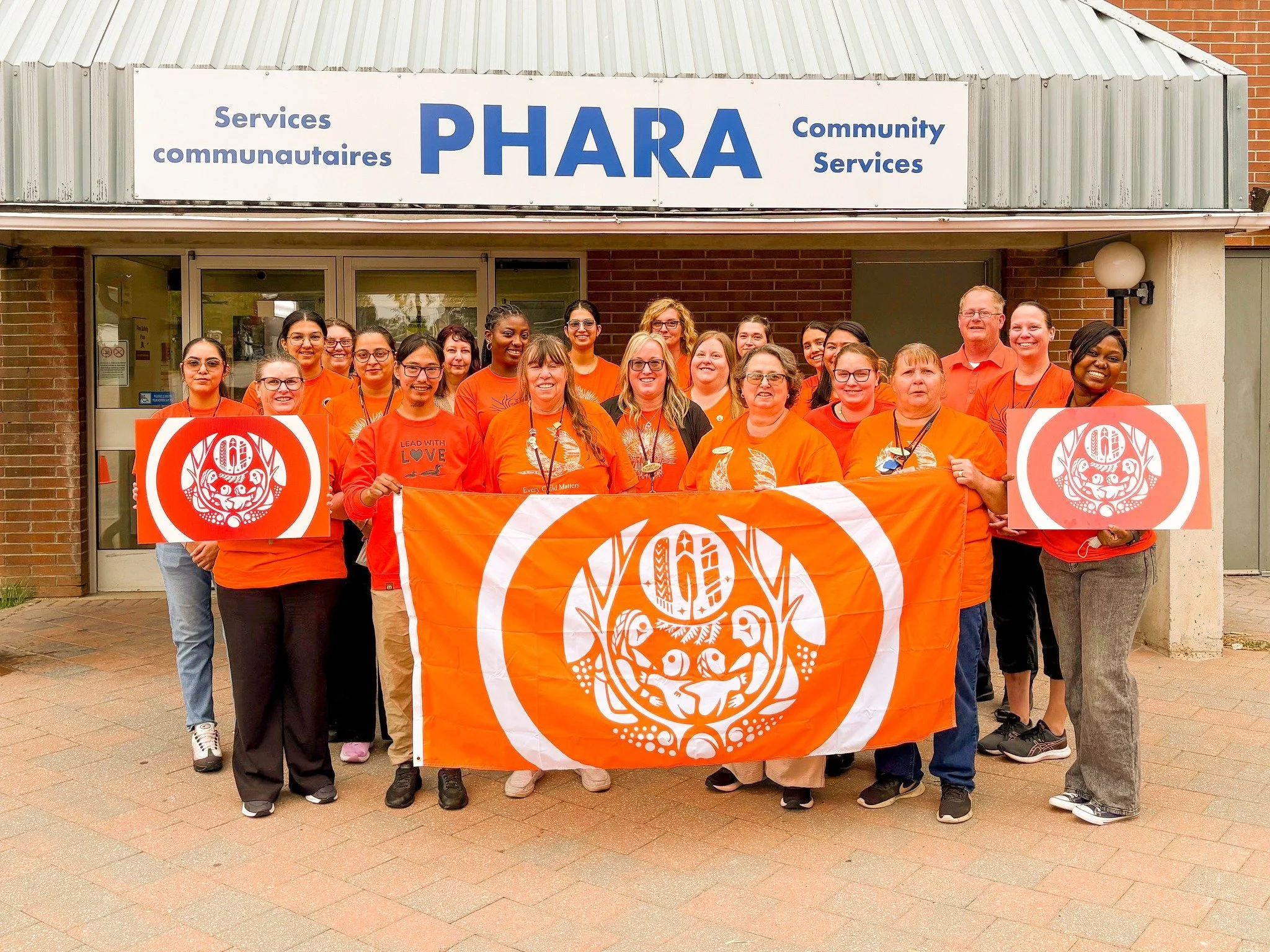 National Day for Truth and Reconciliation - September 30, 2026
PHARA staff are wearing orange to honour the Residential School Survivors and their families and to remember the children who never returned home. Included in the photo is the Survivors&r