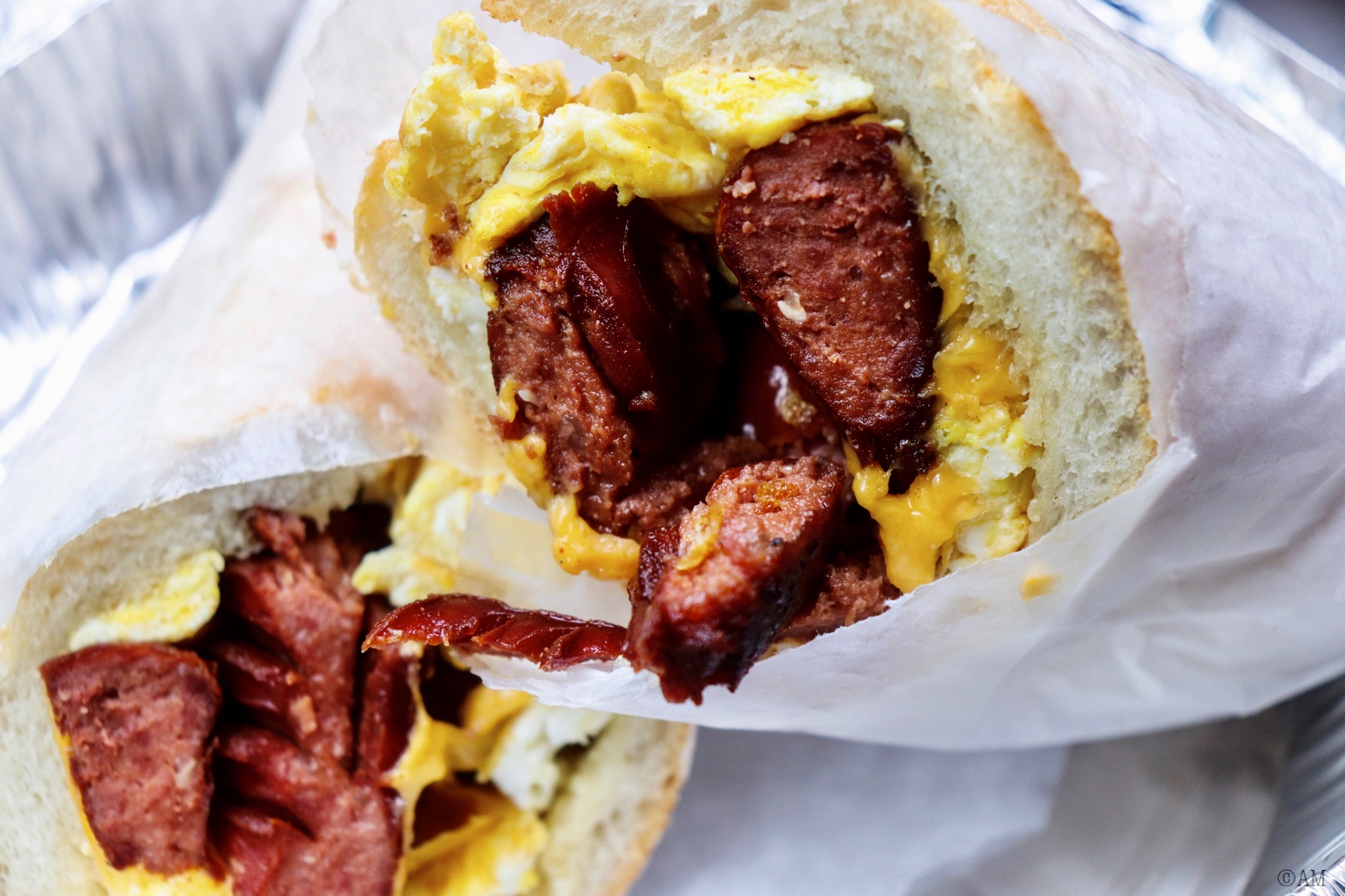 Sausage, egg, and cheese? Yes please!