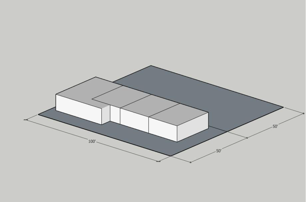 Building Data: Neighborhood: Boise Year Built: 1944 Typology: Plex / Single Story / Bungalow format Units: 4 Stories: 1 Site Area: 10,000sf Building Area: 2,470sf FAR: 0.25:1 Density: 17du per net acre (35 for one lot) Zoning: R2.5 (2 units on a standard 5000sf lot) Is it Legal? Technically Yes