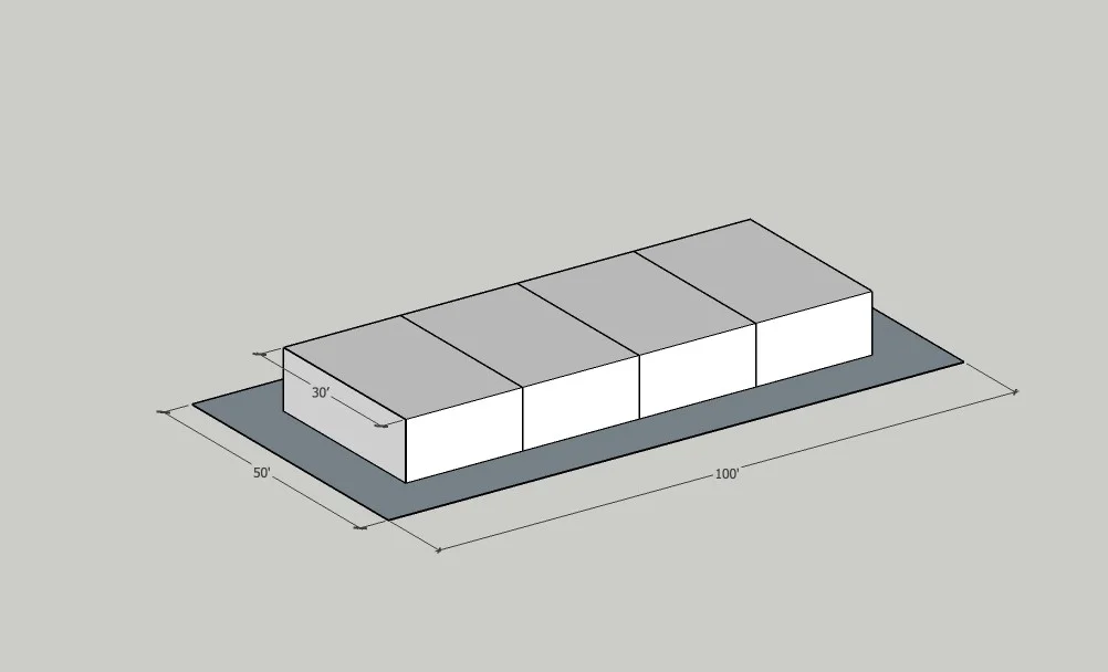 Building Data: Neighborhood: Kerns Year Built: 1926 Typology: Plex / Bungalow court format Units: 4 Stories: 1 Site Area: 5,000sf Building Area: 2,520sf FAR: 0.5:1 Density: 35du/net acre Zoning: R1 Is it Legal? YES