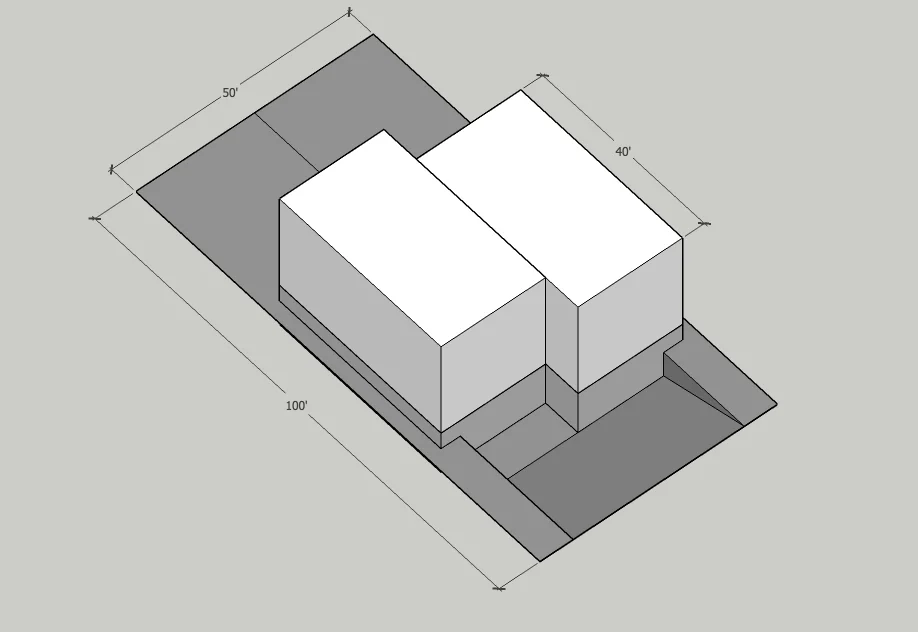 Building Data: Neighborhood: Boise Year Built: 2015 Typology: Townhouse/Duplex Units: 2 Stories: 2+ Site Area: 5,000sf Building Area: 3,882 FAR: 0.53:1 Density: 17.5 du/net acre Zoning: R2.5a (1 Dwelling/2,500sf) Is it Legal? YES