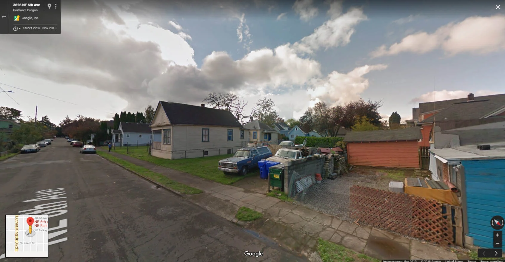 Google Street View of Site, facing SW