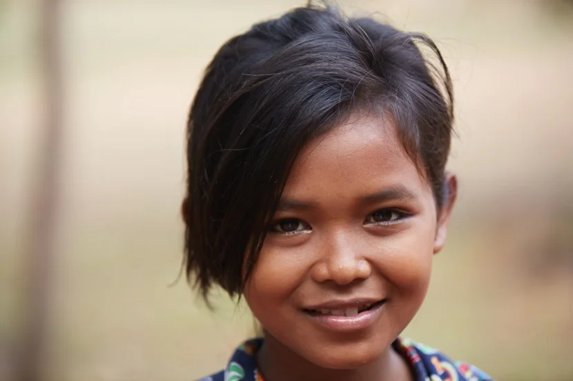 Child at Angkor Wat Temple