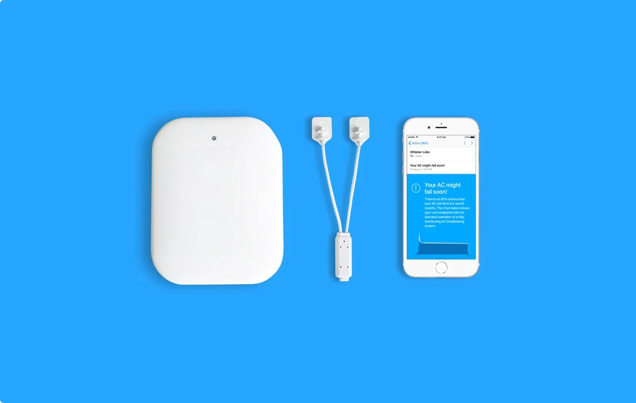 As the VP of Design I helped create both the product and the brand of Whisker Labs which enabled our acquisition by Earth Networks to complement their suite of sensing technologies.