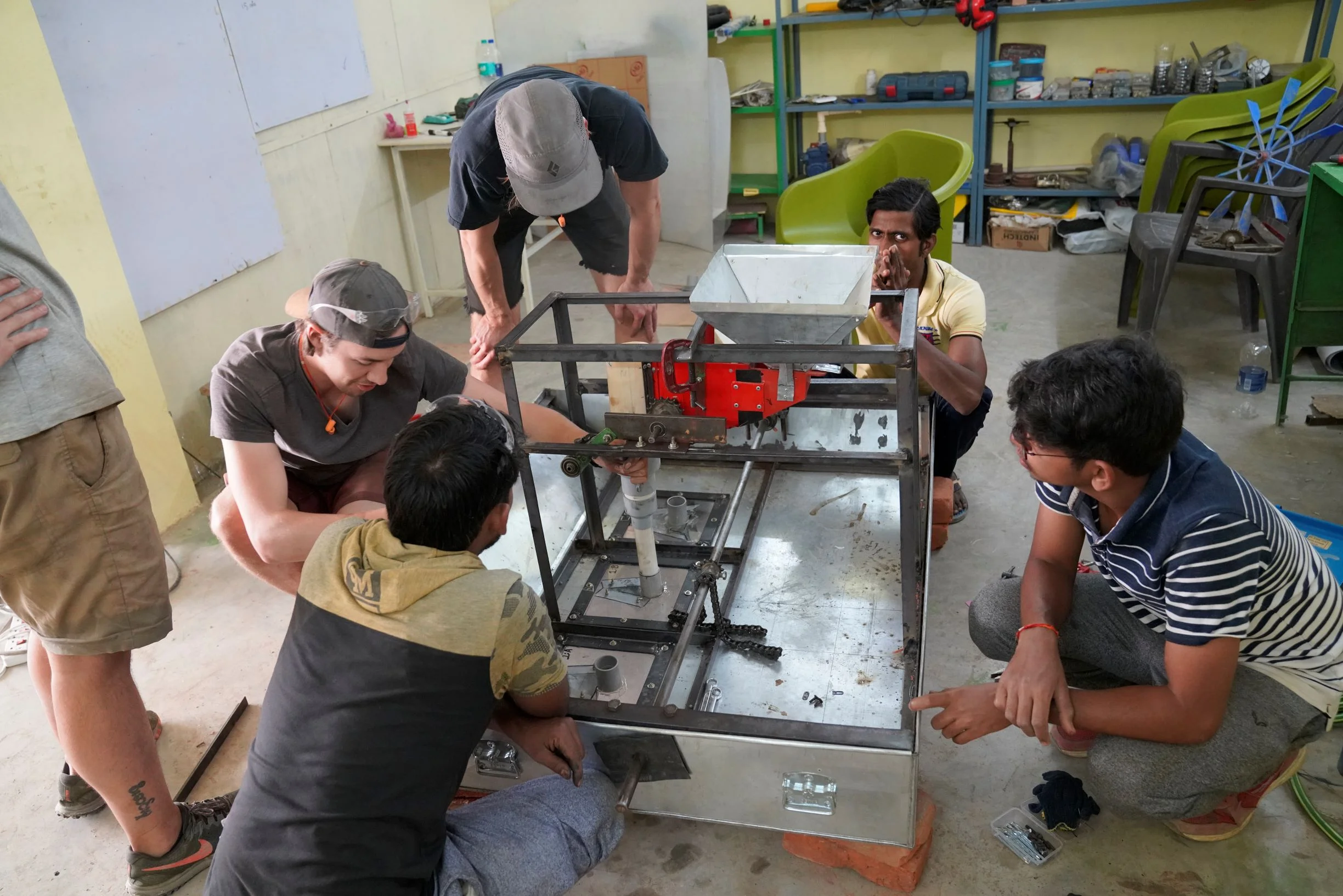  We showed them how quick and dirty prototypes can teach you a lot while wasting very little time and helped them design a modular test bed that would allow them to try out many iterations of a given idea. 