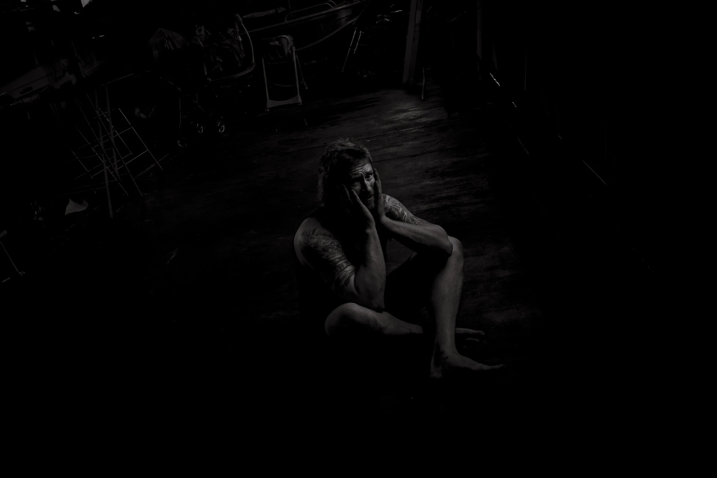  Howard, Queensland, Australia. Lance Corporal Ryan Simpson, 6RAR. East Timor 2000. Ryan enjoyed his time in the military but it has led to a long battle with PTSD. Reclusiveness, anxiety and alcohol and drug dependency  would shape his life after di