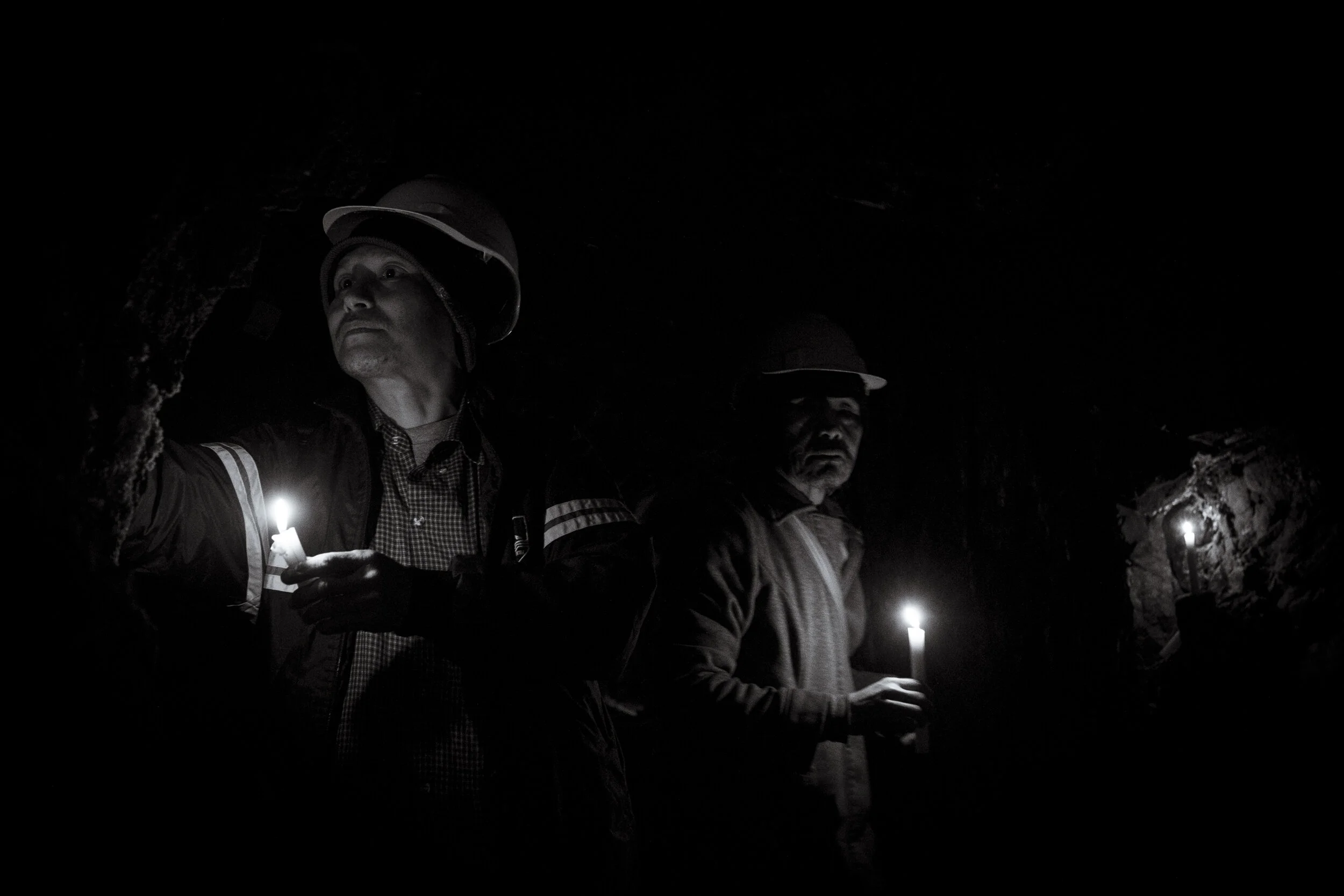 Maldon, Victoria. Kini Htoo and Poo Aung (centre, Naw Su's husband) search for evidence of gold in Carman’s Tunnel ,an abandoned mine on the outskirts of Maldon rural Victoria, on a historical education excursion. The gold rush was a topic highlight