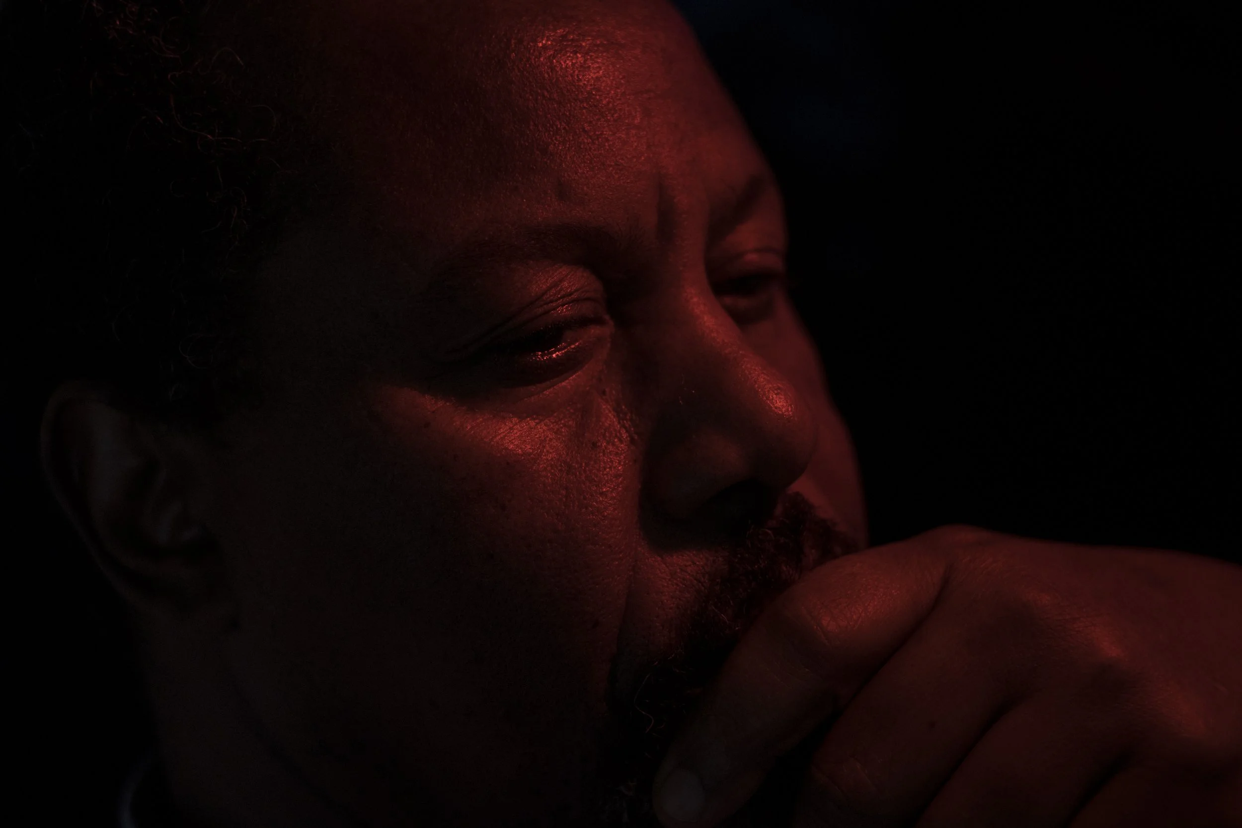  1 July 2021, 120 Racecourse Road, Flemington, Australia. Elhadi Abass, formerly a journalist who fled the unrest in Sudan, has lived on the Flemington estate for 18 years. There is no tenant representative body in the towers and the communities dive